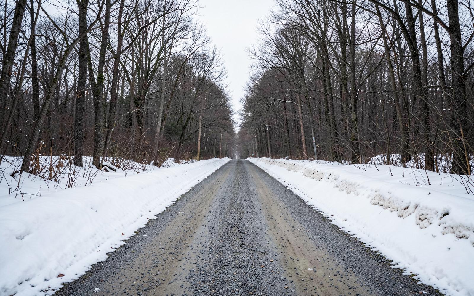 Clearing Long Rural Driveways and Private Roads in Winter